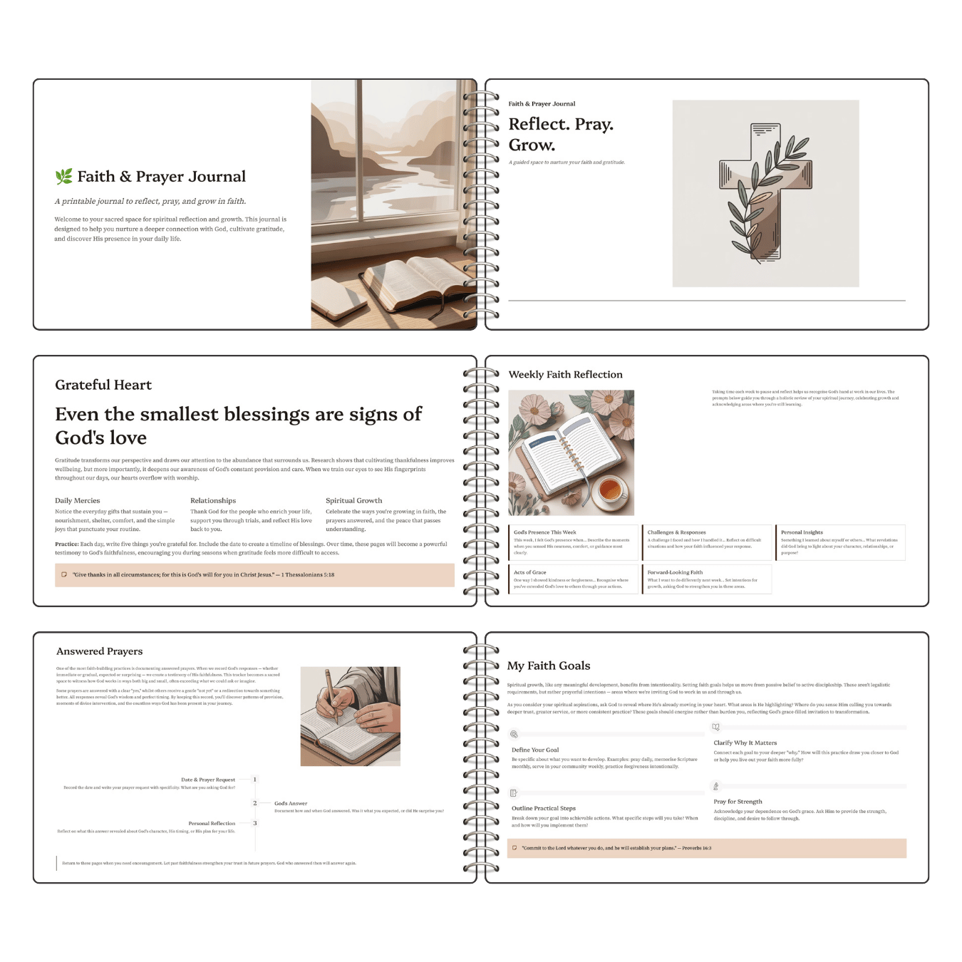 Faith & Prayer Journal